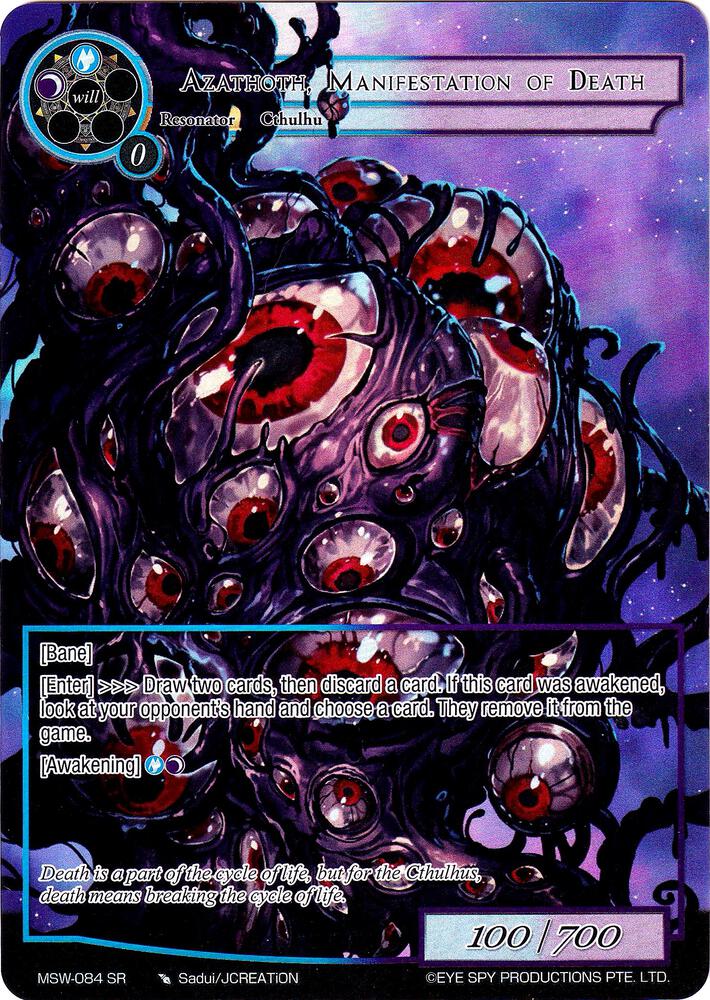 Azathoth, Manifestation of Death (Full Art), The Magic Stone War - Zero MSW-084