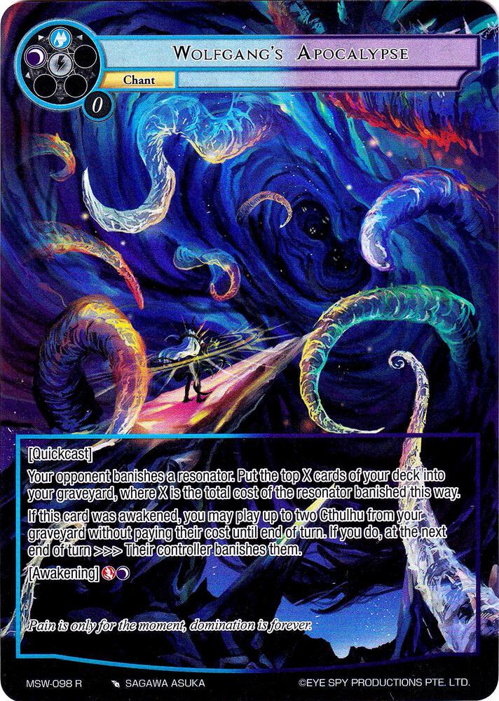 Wolfgang's Apocalypse (Full Art), The Magic Stone War - Zero MSW-098