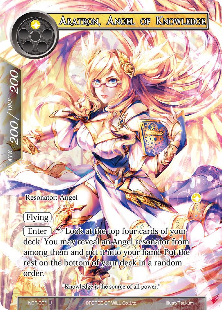 Aratron, Angel of Knowledge (Full Art), New Dawn Rises NDR-001