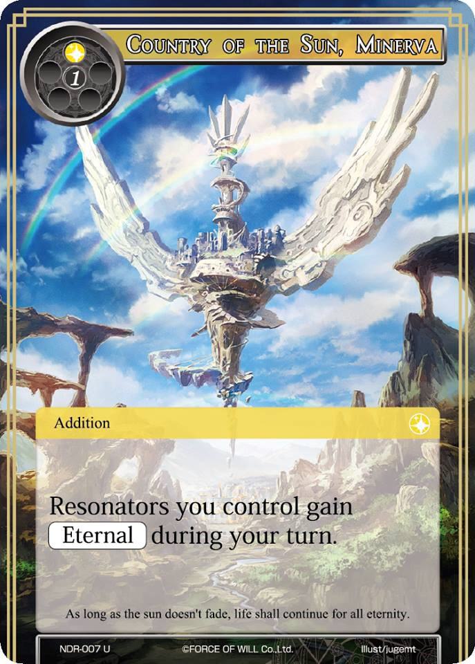 Country of the Sun, Minerva, New Dawn Rises NDR-007
