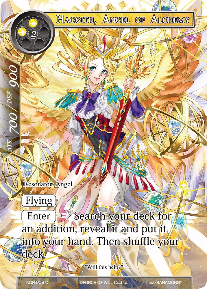 Haggith, Angel of Alchemy (Full Art), New Dawn Rises NDR-009