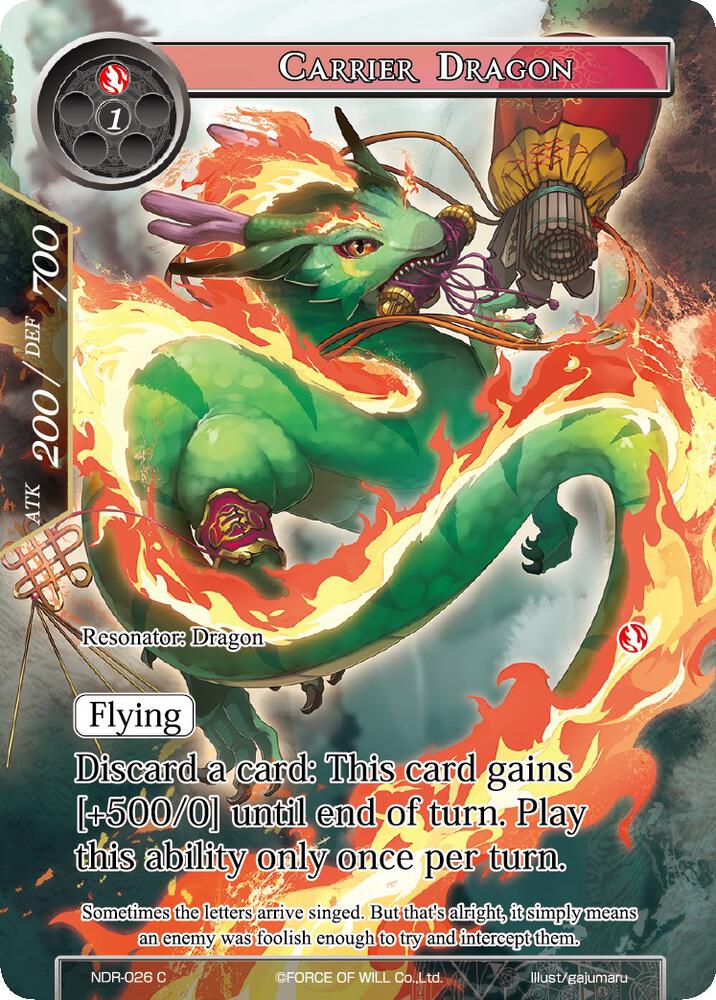 Carrier Dragon (Full Art), New Dawn Rises NDR-026