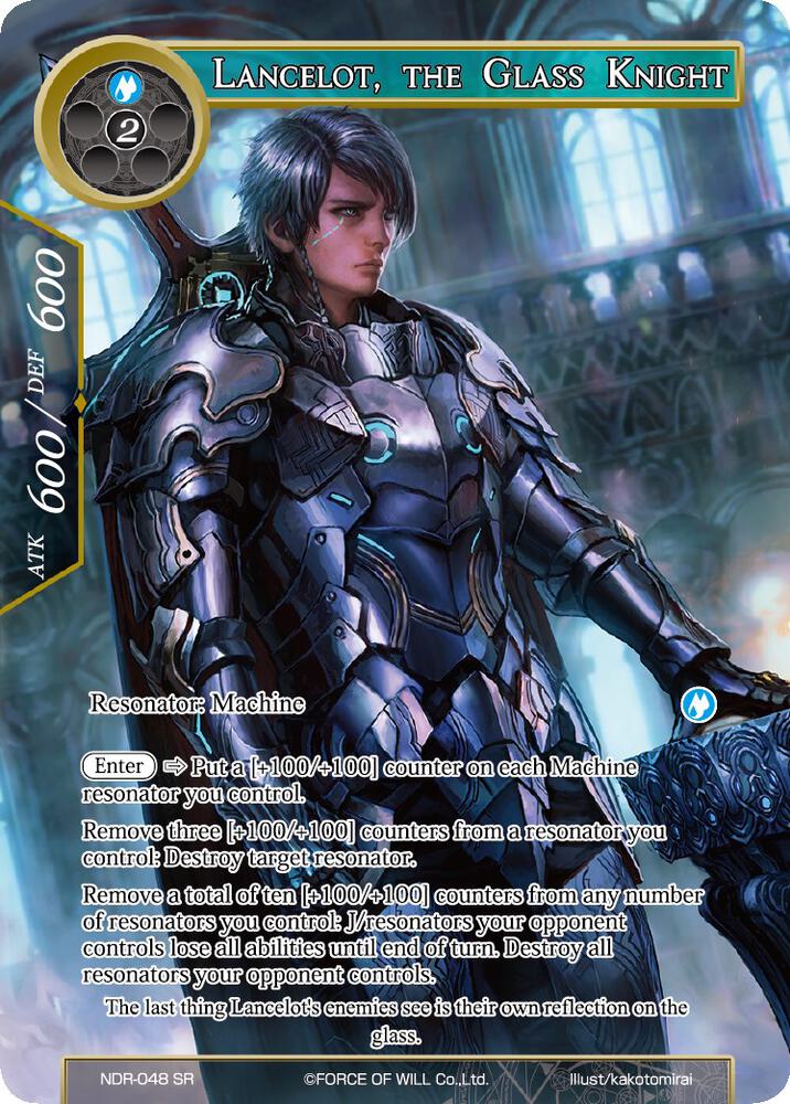 Lancelot, the Glass Knight (Full Art), New Dawn Rises NDR-048