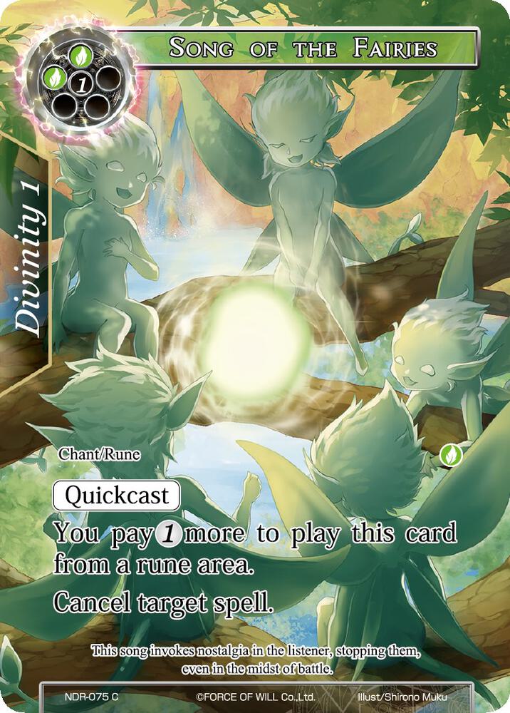 Song of the Fairies (Full Art), New Dawn Rises NDR-075