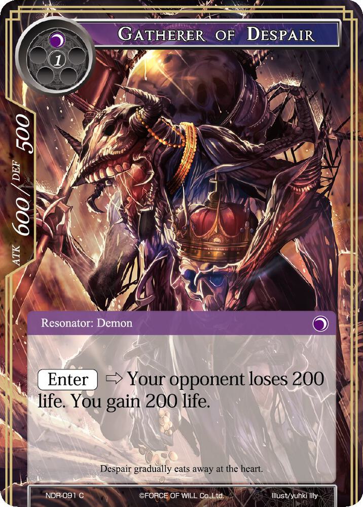 Gatherer of Despair, New Dawn Rises NDR-091