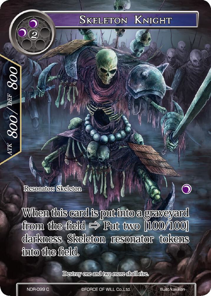 Skeleton Knight (Full Art), New Dawn Rises NDR-099