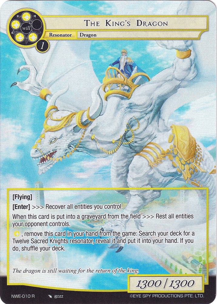 The King's Dragon (Full Art), A New World Emerges NWE-010 R