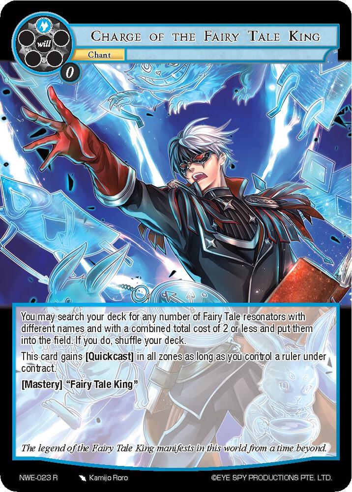 Charge of the Fairy Tale King, A New World Emerges NWE-023 R