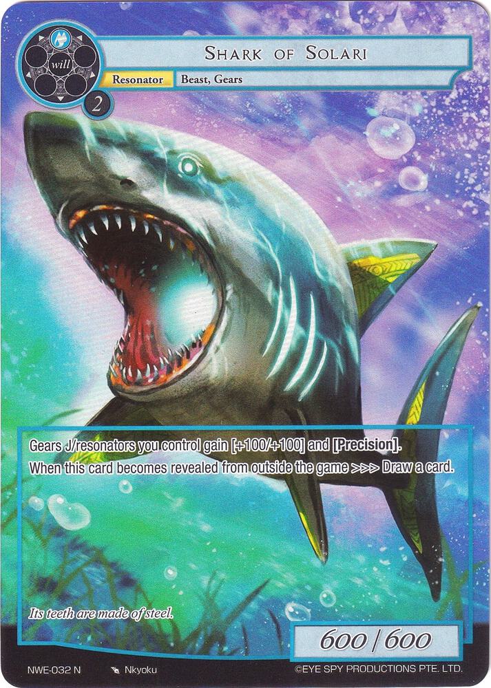 Shark of Solari (Full Art), A New World Emerges NWE-032 N