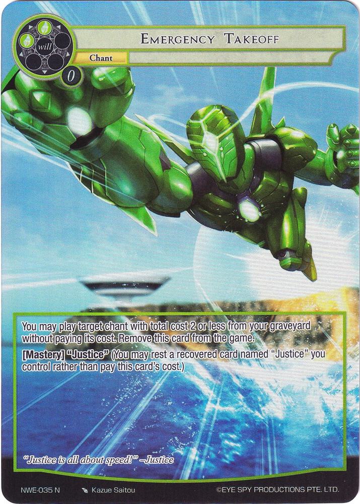 Emergency Takeoff (Full Art), A New World Emerges NWE-035 N