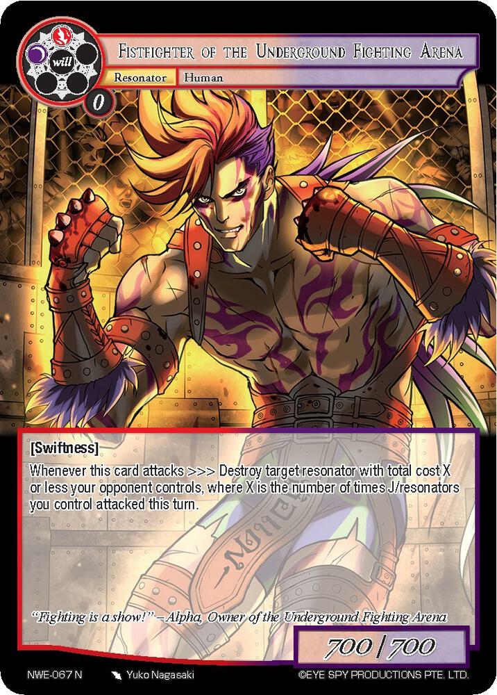 Fistfighter of the Underground Fighting Arena, A New World Emerges NWE-067 N
