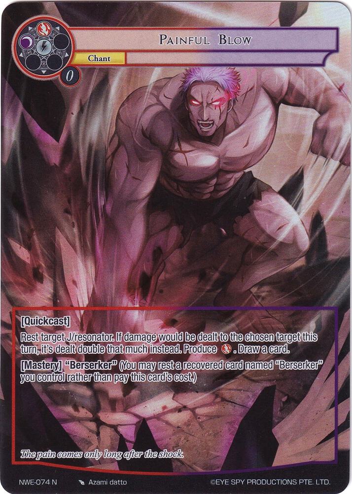 Painful Blow (Full Art), A New World Emerges NWE-074 N