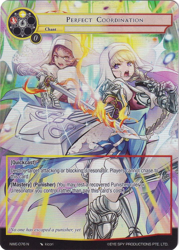 Perfect Coordination (Full Art), A New World Emerges NWE-076 N
