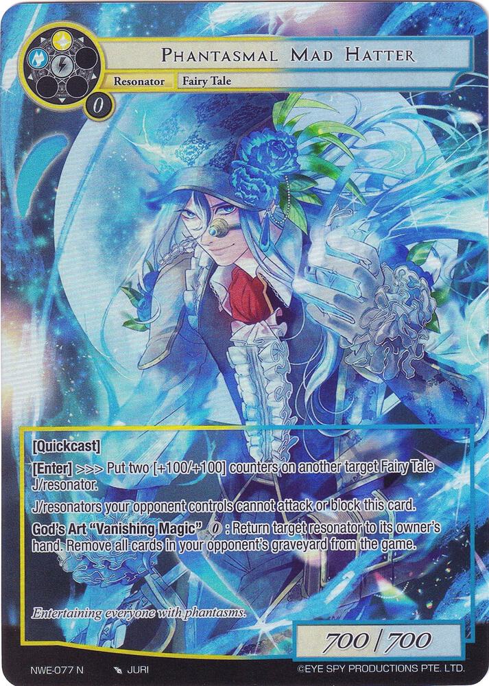 Phantasmal Mad Hatter (Full Art), A New World Emerges NWE-077 N