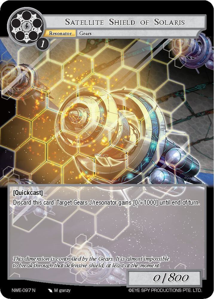 Satellite Shield of Solaris, A New World Emerges NWE-097 N