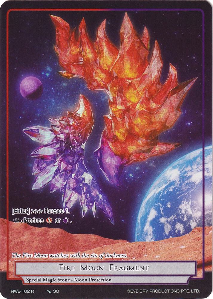 Fire Moon Fragment (Full Art), A New World Emerges NWE-102 R