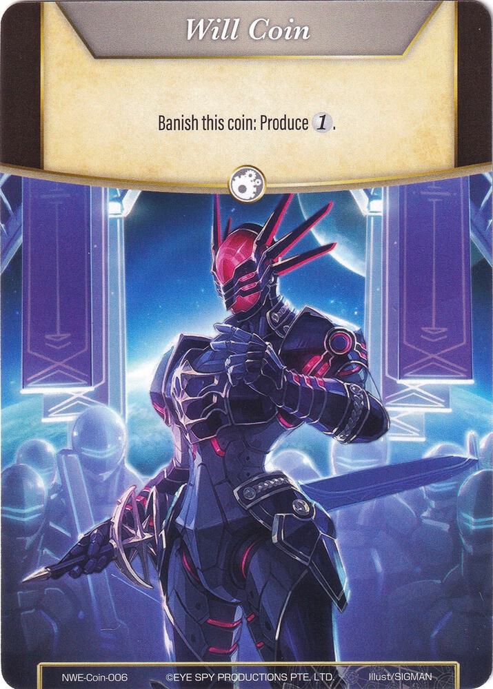 Will Coin - Coin-006, A New World Emerges NWE-Coin-006