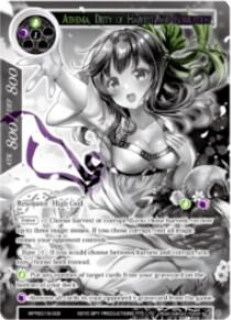 Athenia, Deity of Harvest and Corruption, Promo Cards World2019-002