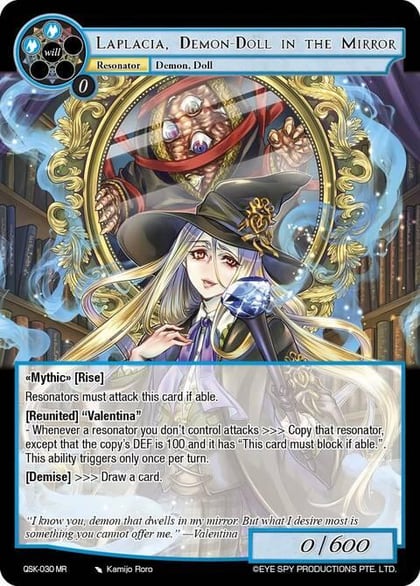 Laplacia, Demon-Doll in the Mirror, The Quest of the Seven Keys QSK-030