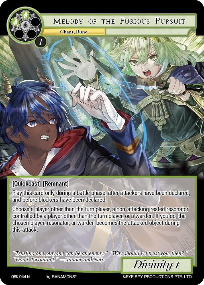 Melody of the Furious Pursuit, The Quest of the Seven Keys QSK-044 N