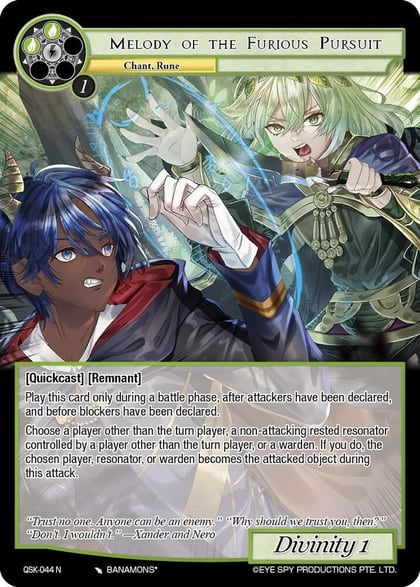 Melody of the Furious Pursuit, The Quest of the Seven Keys QSK-044 N