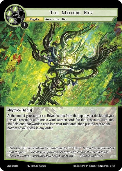 The Melodic Key, The Quest of the Seven Keys QSK-048 R