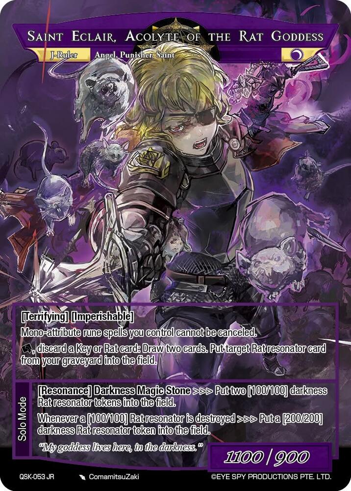 Apostate Heretic, Saint Eclair // Saint Eclair, Acolyte of the Rat Goddess, The Quest of the Seven Keys QSK-053 JR