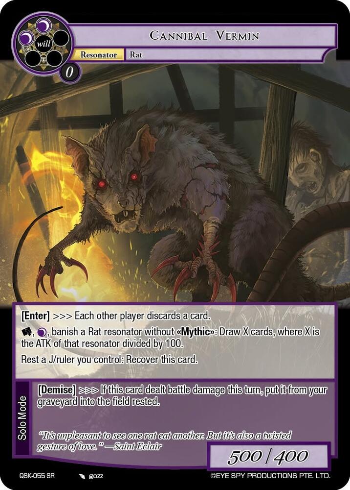 Cannibal Vermin, The Quest of the Seven Keys QSK-055 SR