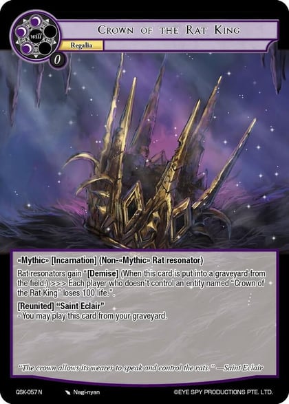 Crown of the Rat King, The Quest of the Seven Keys QSK-057 N