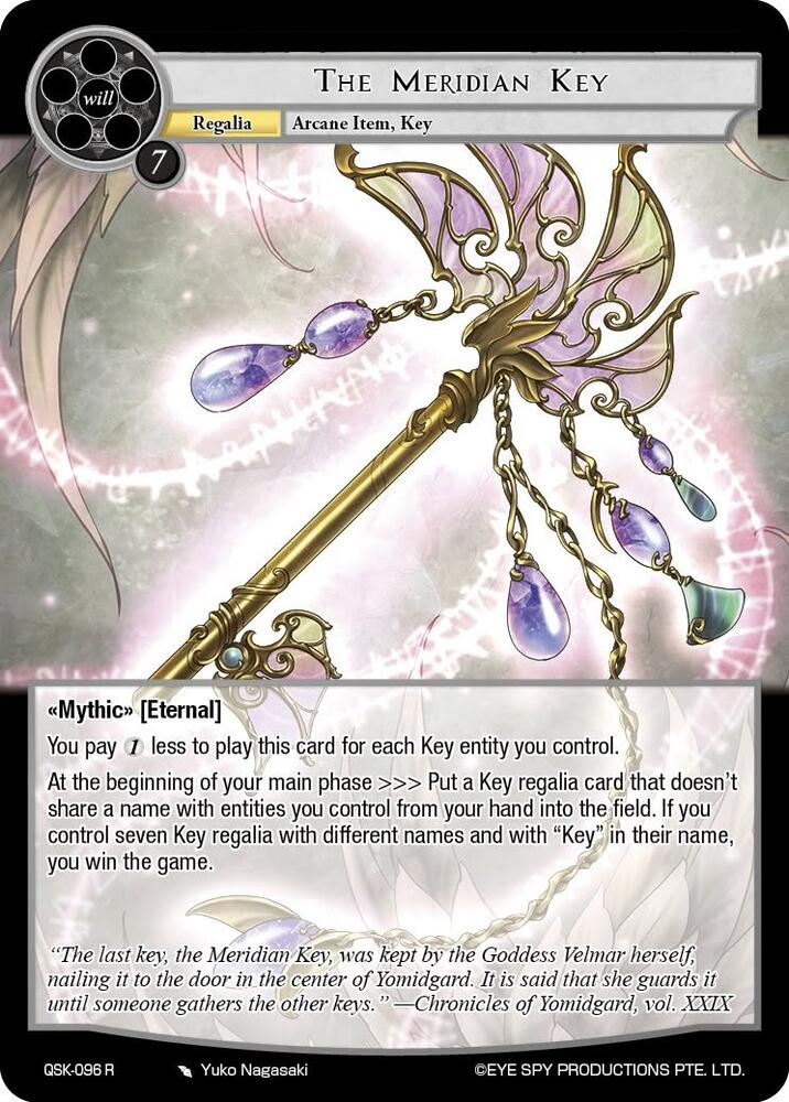 The Meridian Key, The Quest of the Seven Keys QSK-096 R