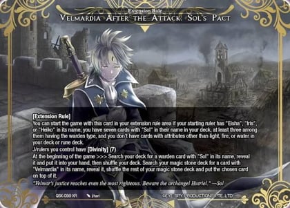 Velmardia After the Attack: Sol's Pact, The Quest of the Seven Keys QSK-099 XR