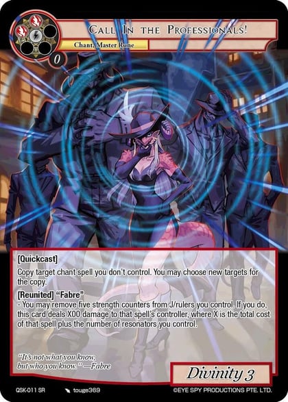 Call in the Professionals !, The Quest of the Seven Keys QSK011-SR