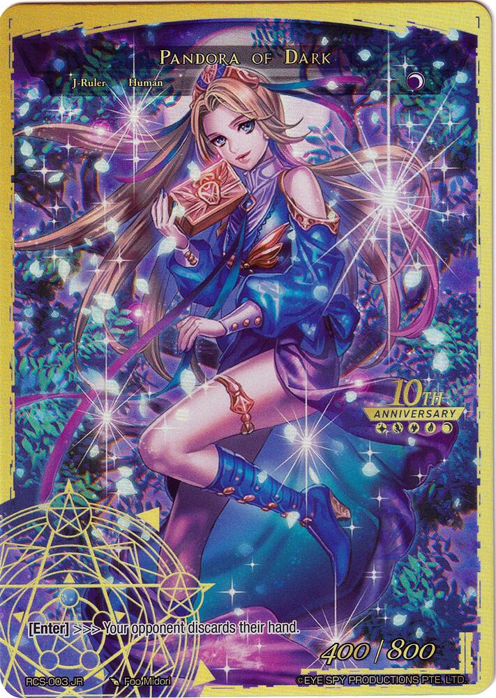 Pandora, Girl of the Box // Pandora of Dark, 10th Anniversary: Ruler Collection Set RCS-003 JR