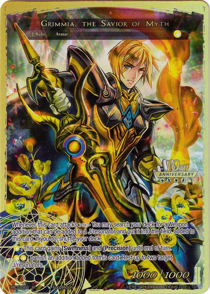 Pandora, the Weaver of Myth // Grimmia, the Savior of Myth, 10th Anniversary: Ruler Collection Set RCS-016 JR