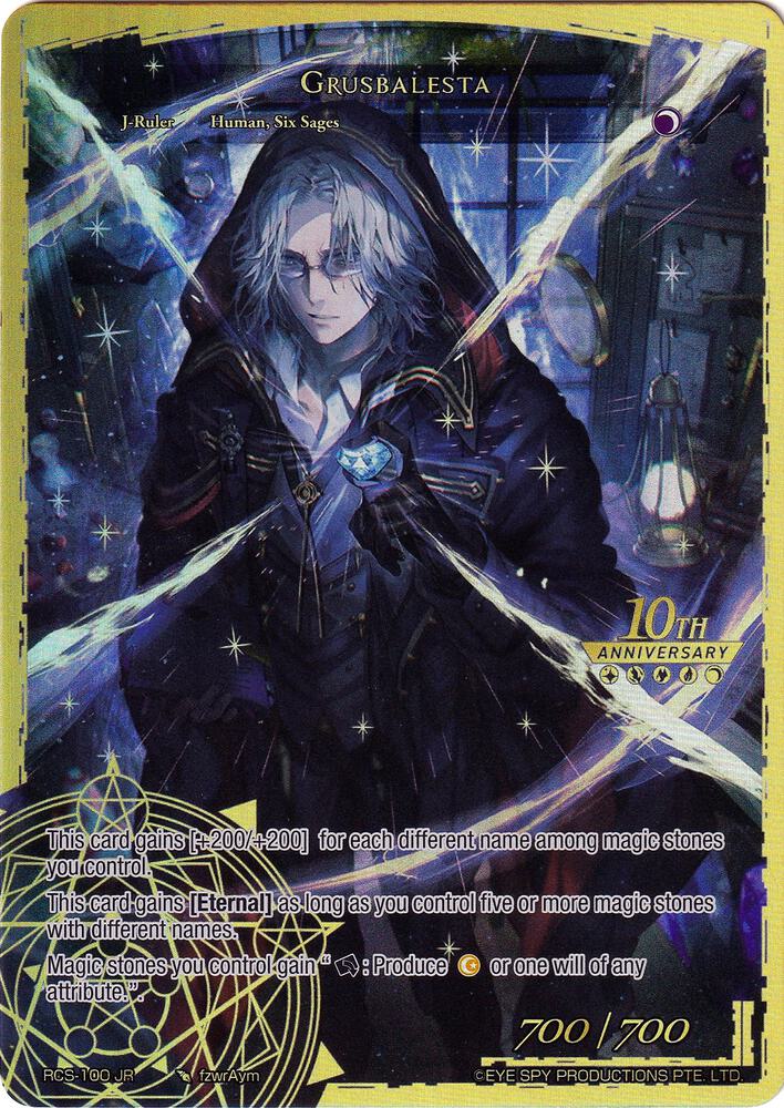 Grusbalesta, 10th Anniversary: Ruler Collection Set RCS-100 JR