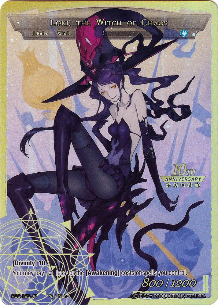 Loki // Loki, the Witch of Chaos, 10th Anniversary: Ruler Collection Set RCS-125 JR