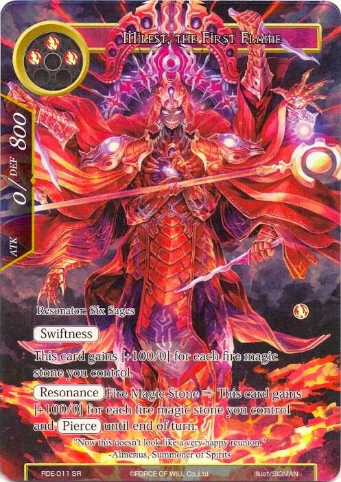Milest, the First Flame (Full Art), Return of the Dragon Emperor RDE-011
