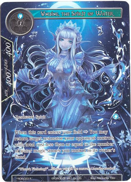 Undine, the Spirit of Water (Full Art), Return of the Dragon Emperor RDE-023