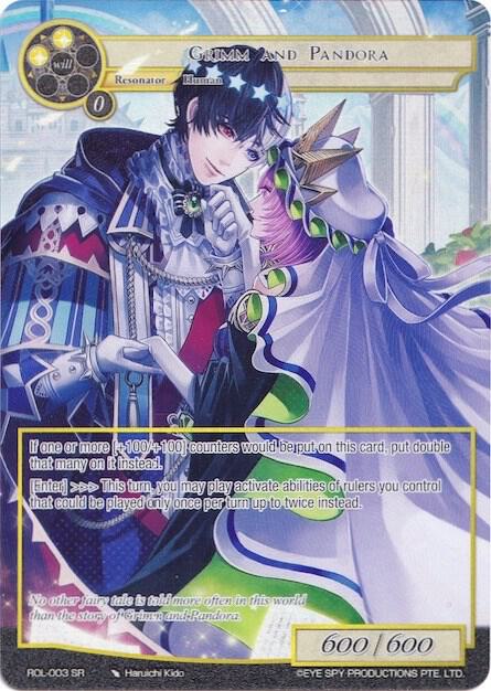 Grimm and Pandora (Full Art), Rebirth of Legend ROL-003