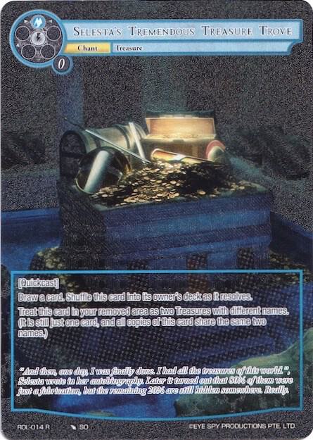 Selesta's Tremendous Treasure Trove (Full Art), Rebirth of Legend ROL-014