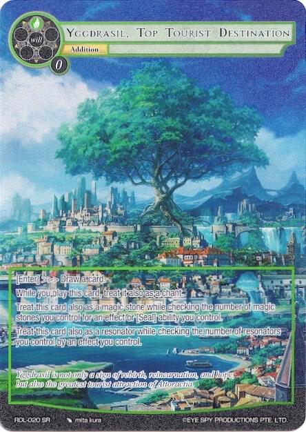 Yggdrasil, Top Tourist Destination (Full Art), Rebirth of Legend ROL-020