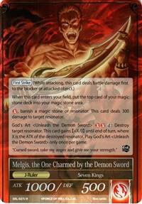 Melgis, the Flame King // Melgis, the One Charmed by the Demon Sword, The Seven Kings of the Lands SKL-027