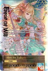 Alice, the Girl in the Looking Glass // Alice, the Valkyrie of Fairy Tales (Full Art), The Seven Kings of the Lands SKL-093/J