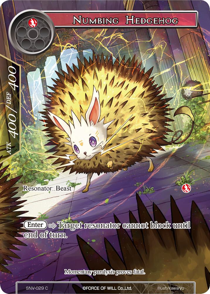 Numbing Hedgehog (Full Art), The Strangers of New Valhalla SNV-029