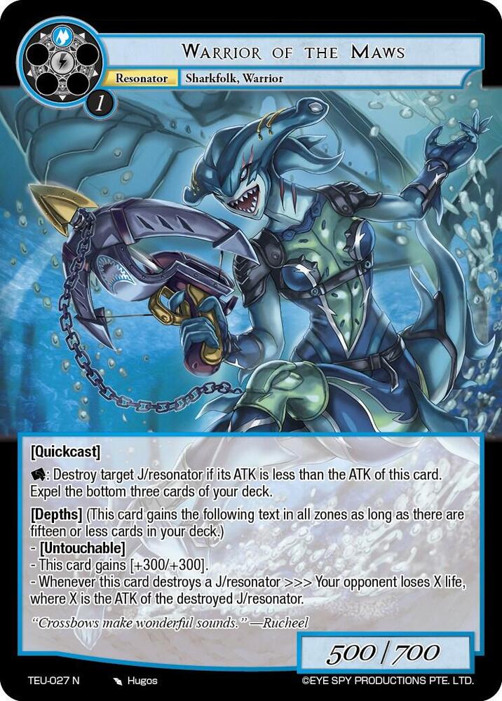 Warrior of the Maws, Timeless Eclipse of the Underworld TEU-027 N