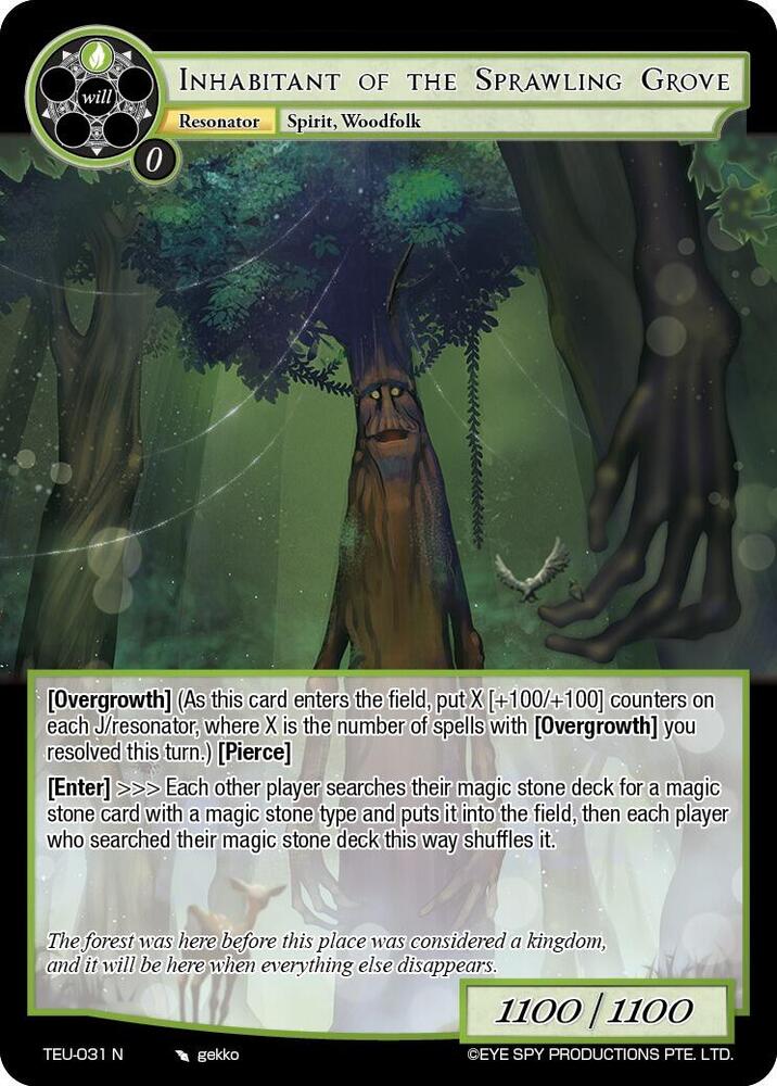 Inhabitant of the Sprawling Grove, Timeless Eclipse of the Underworld TEU-031 N