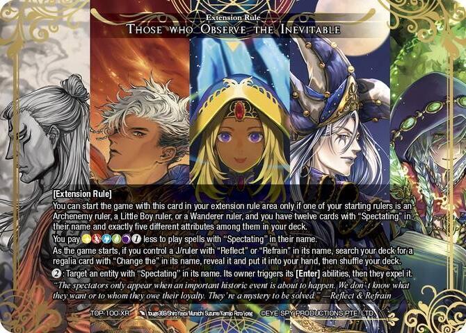 Those who Observe the Inevitable, Ten Oaths of Protopaterpolis' War TOP-100 XR