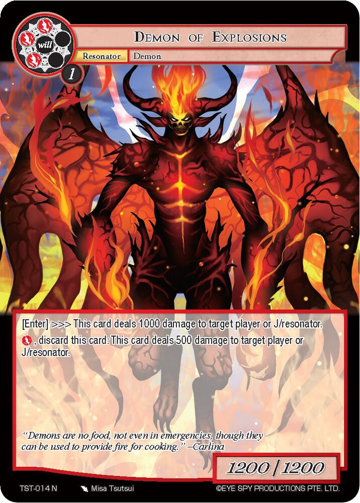 Demon of Explosions, The Seventh TST-014