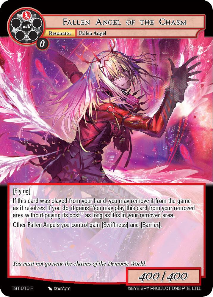 Fallen Angel of the Chasm, The Seventh TST-016