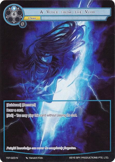 A Voice from the Void (Full Art), The Seventh TST-023